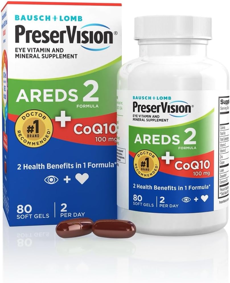 PreserVision AREDS 2 + CoQ10 Eye & Heart Support Softgels