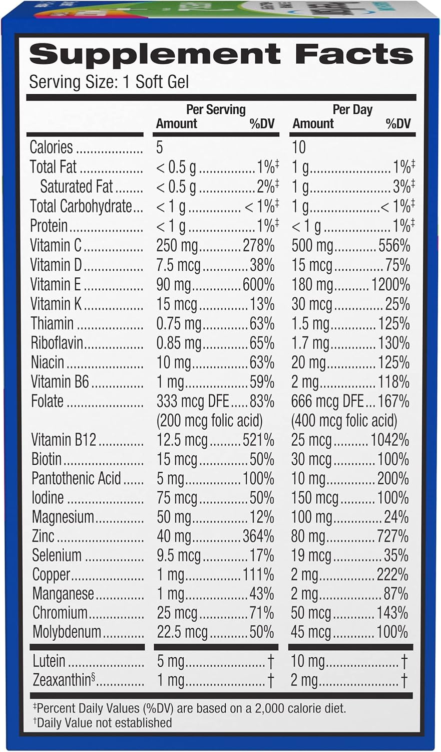 PreserVision AREDS 2 + Multivitamin Eye Health Formula