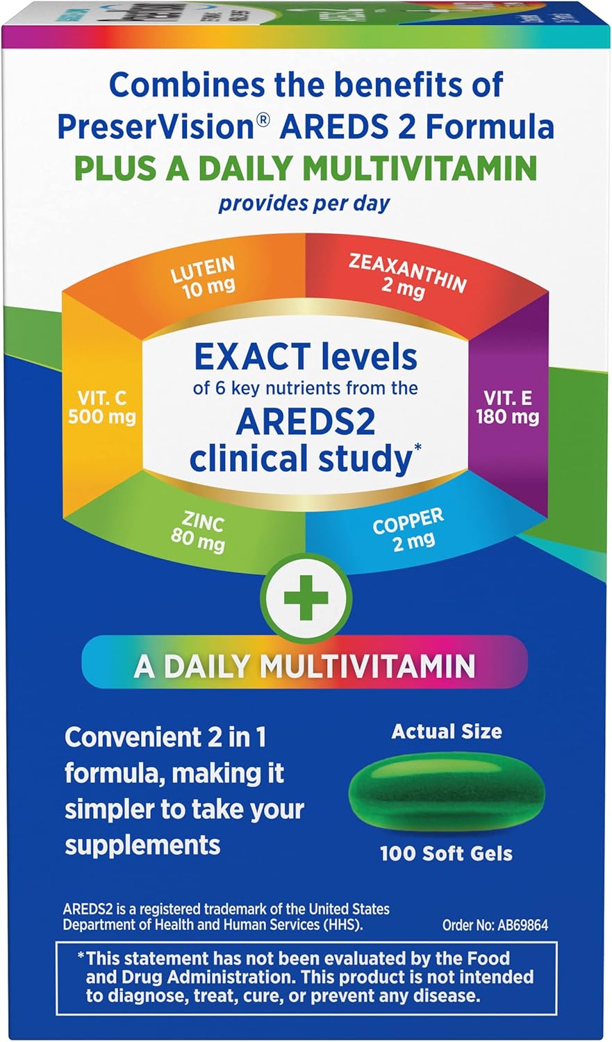 PreserVision AREDS 2 + Multivitamin Eye Health Formula